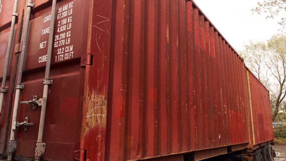 kontener morski 6m 20dv , magazyn CENA NA PLACU W STRZELIN