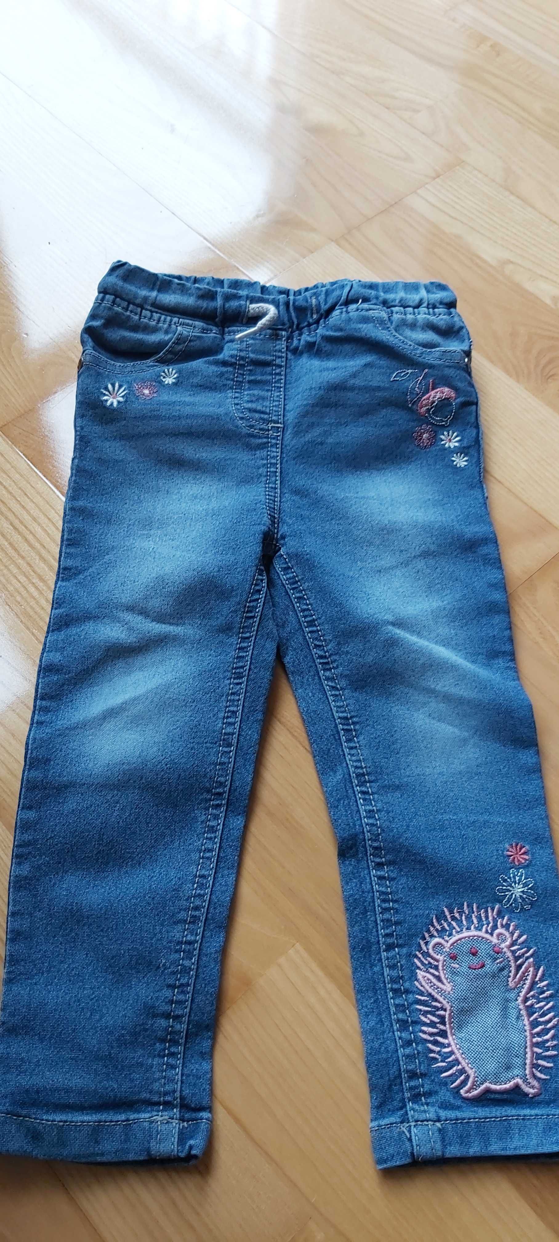 Spodnie jeansy dla dziewczynki  ok.2 lat