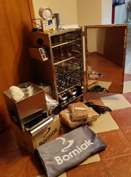 Wędzarnia Borniak UWDS-70 nierdzewna MEGA zestaw