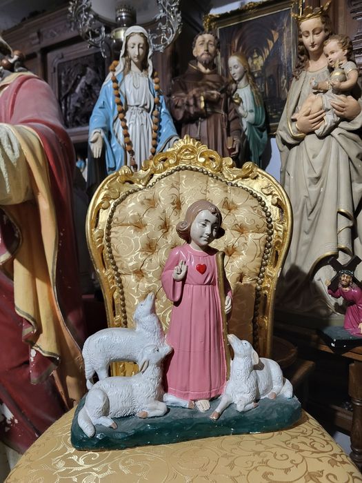 Stara figurka Pan Jezus Dobry Pasterz