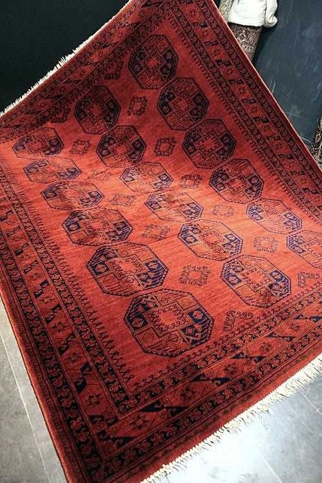 Grande Tapete AFEGÂO - padrão BOKHARA - Lã s/ Algodão c/ 300cm x 245cm