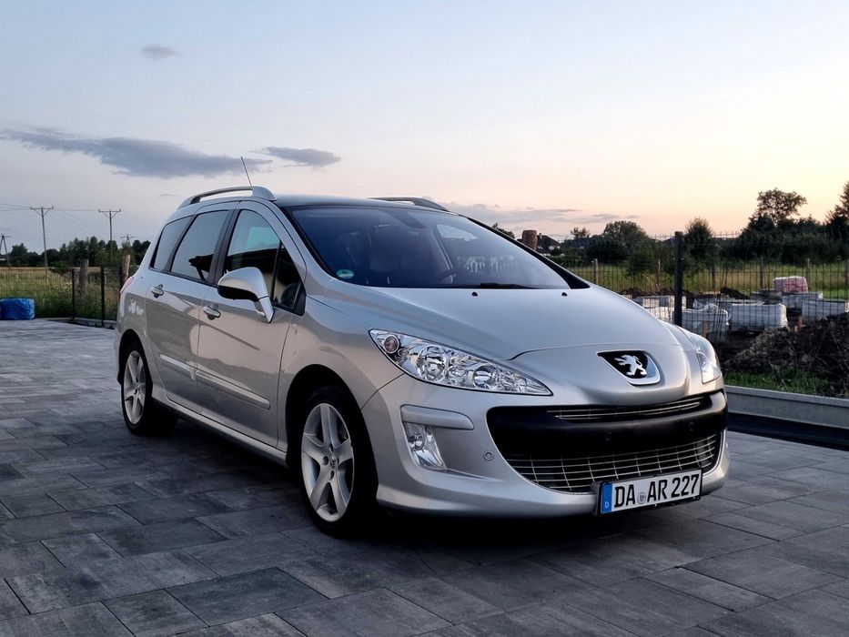 Peugeot 308/2.0HDI/136KM/Automat/7os./Skóra/Tempomat/z Niemiec