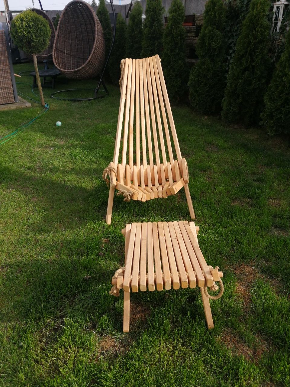 Krzesło , Fotel, Leżak drewniany