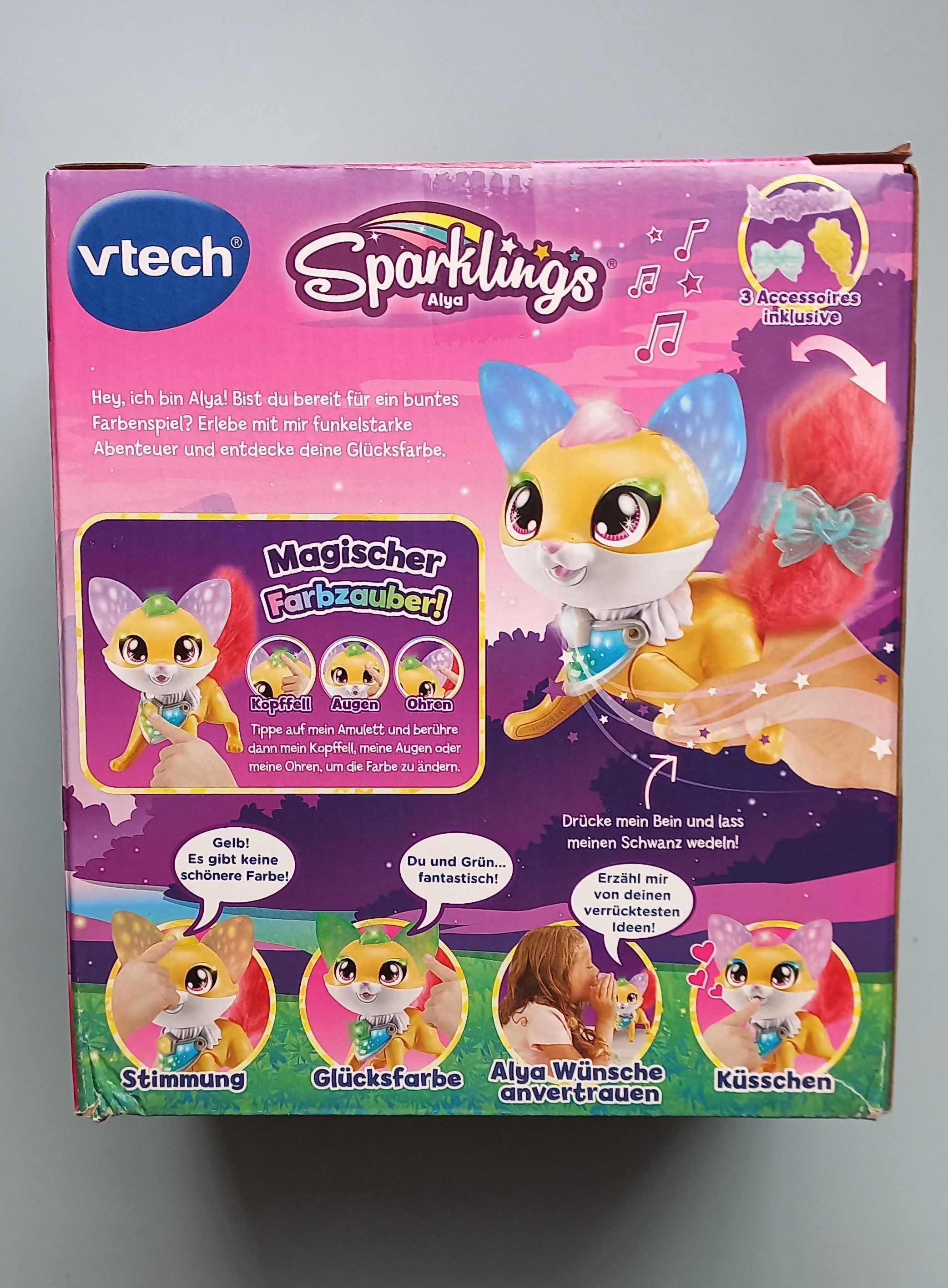 Vtech Sparklings Alya - elektroniczny lis z akcesoriami