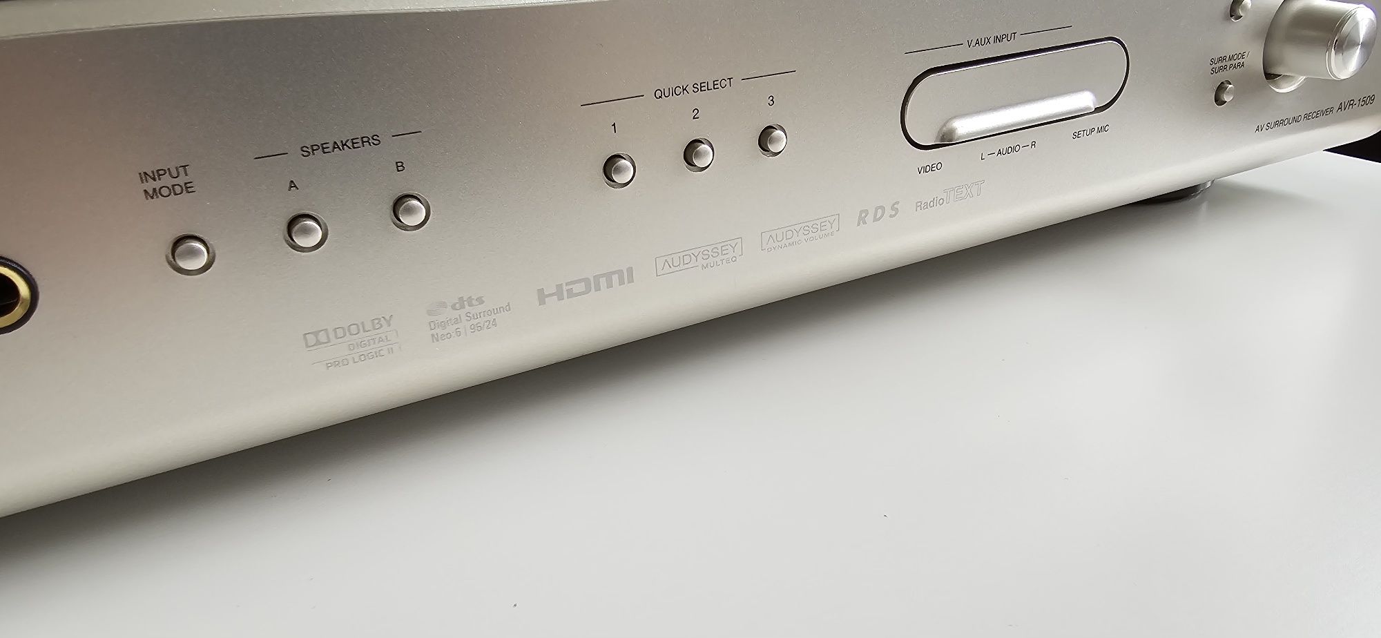 Denon AVR1509 amplituner kino domowe HDMI DTS Dolby 5.1  / Szampański
