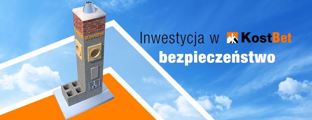 Komin 10m z 1 wentylacją fi 200