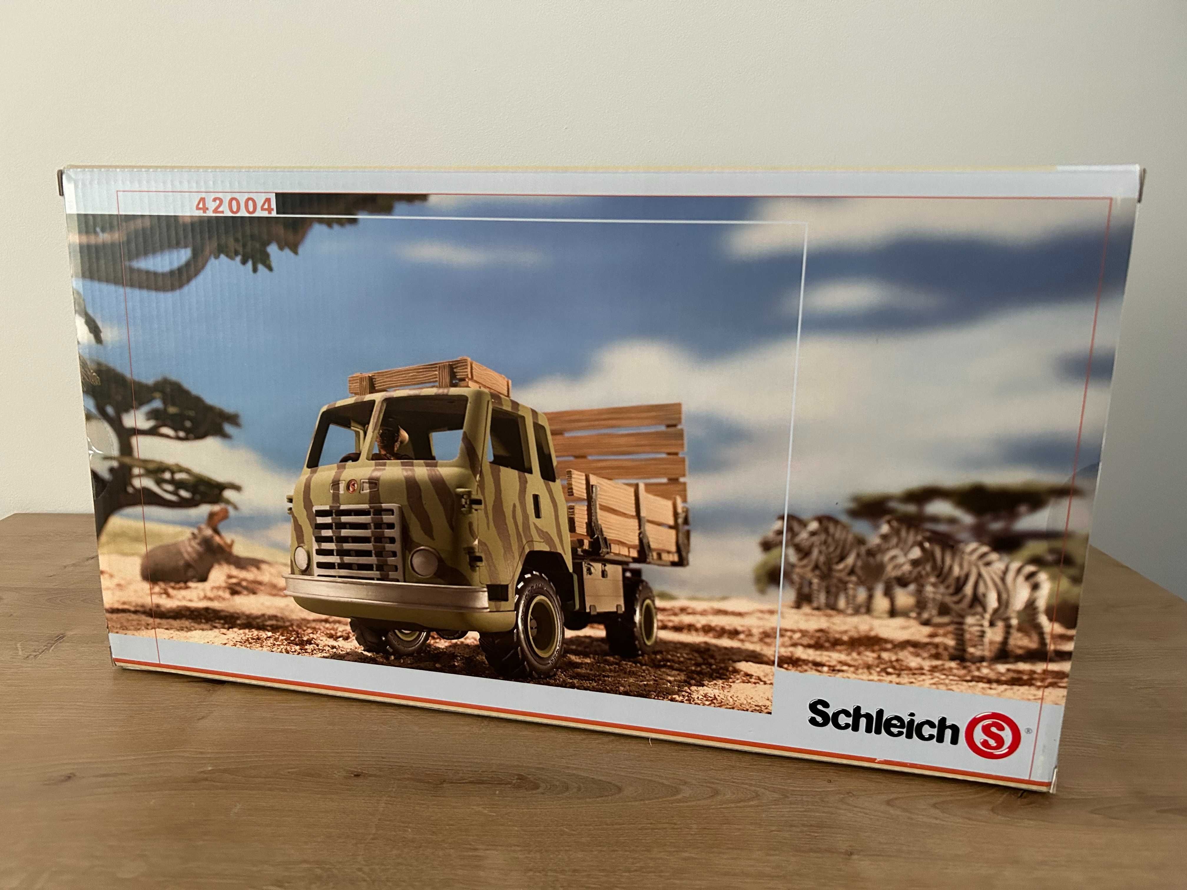 Schleich 42004 Safari Ciężarówka Z Kierowcą