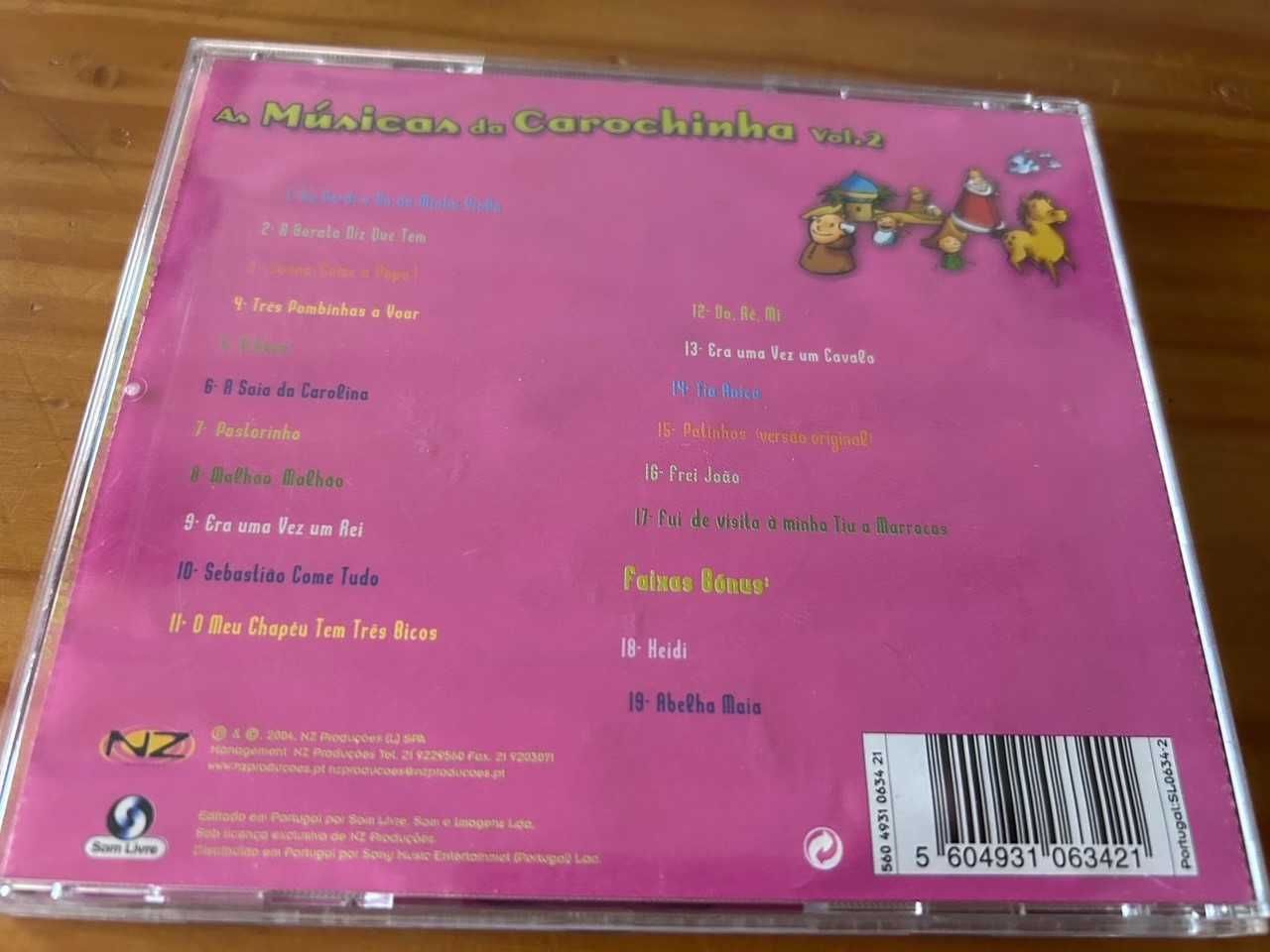 CD Músicas da Carochinha II