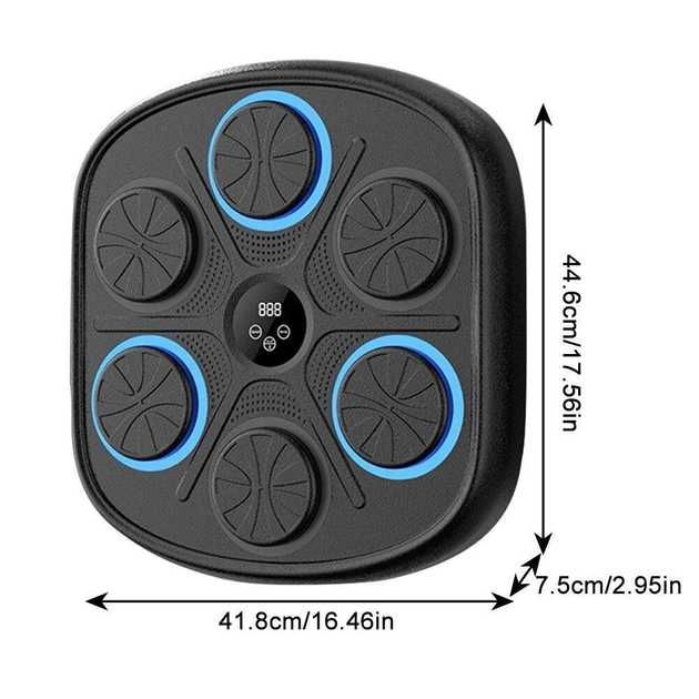 Музична  боксерська машина тренажер, груша для боксу з LED Bluetooth