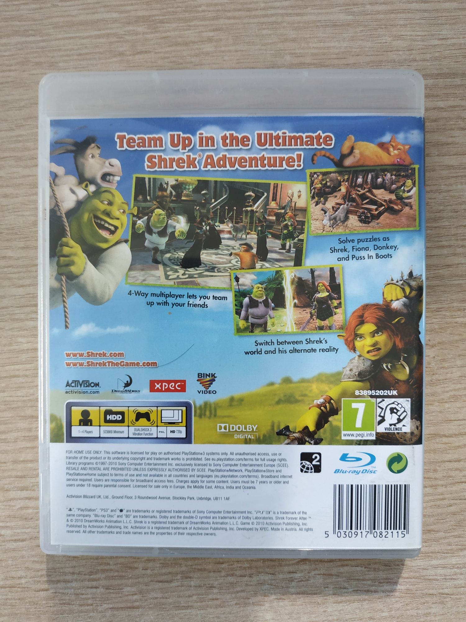 Shrek forever after,ps3, stan bardzo dobry, możliwa wysyłka