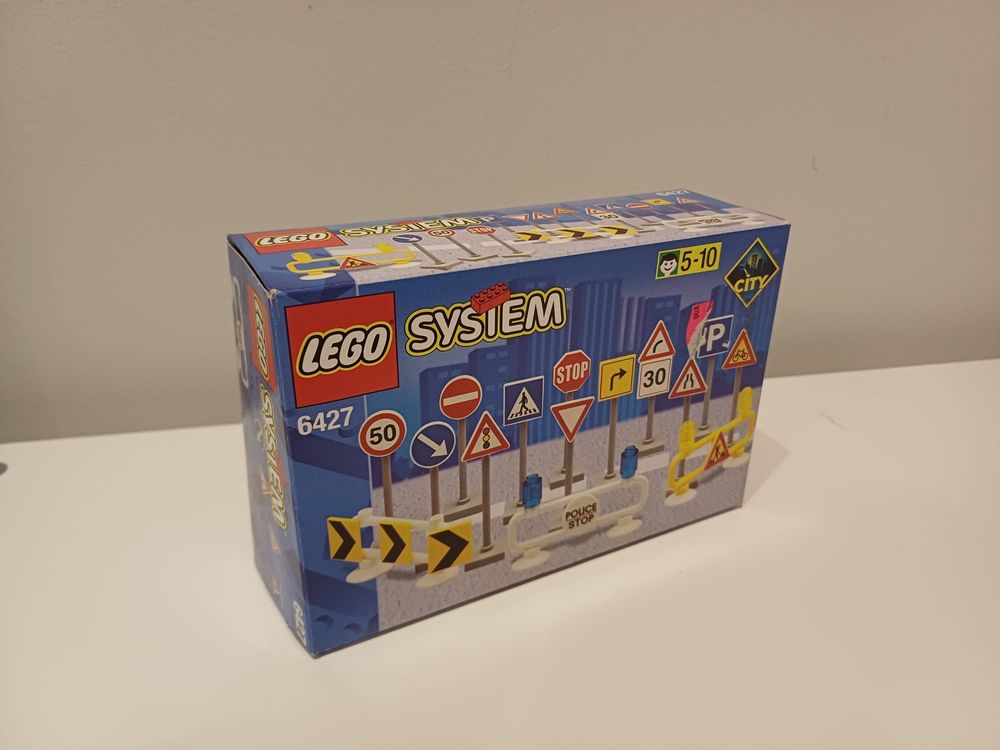 LEGO system Town 6427 - Znaki drogowe karton pudełko