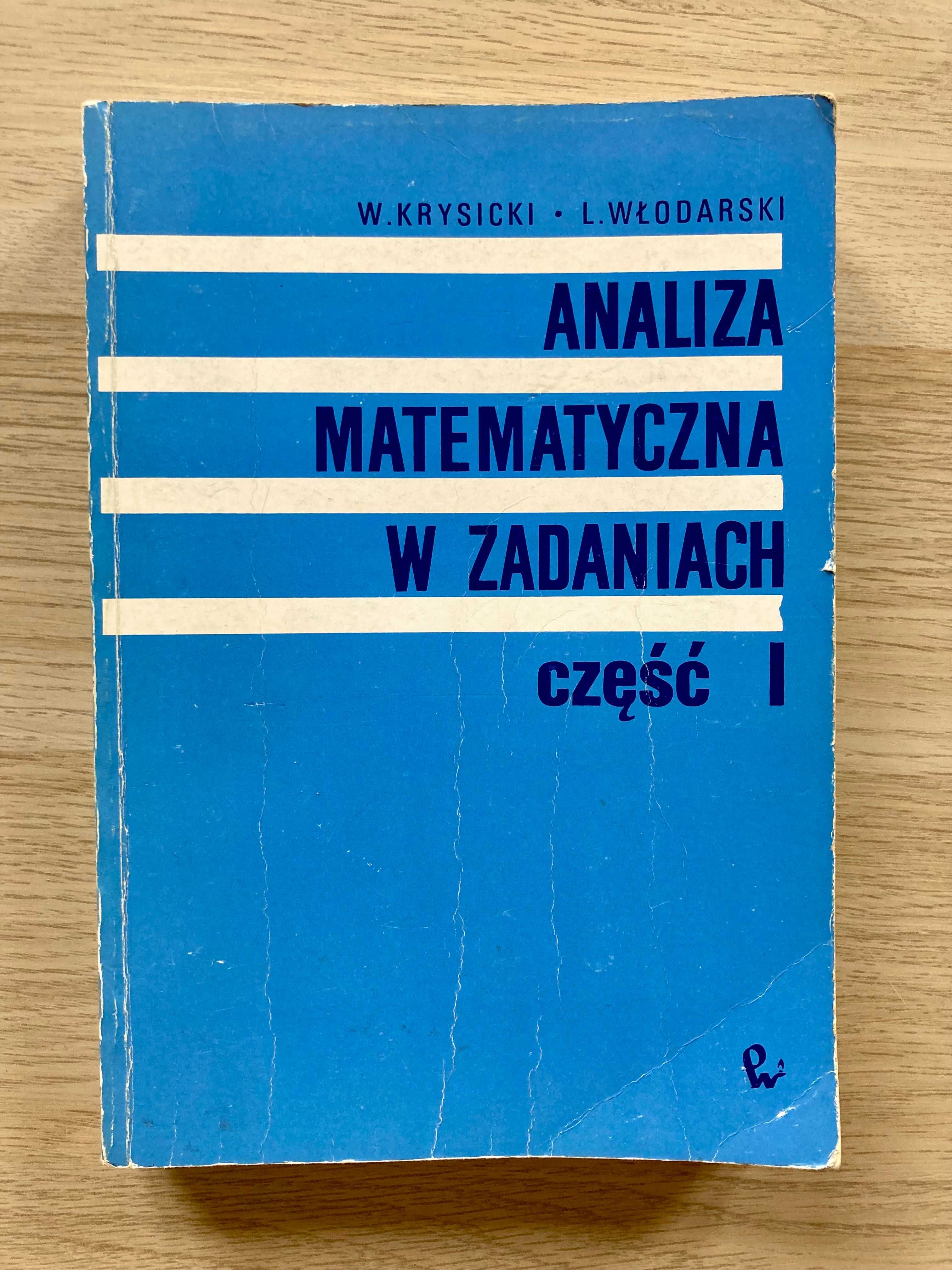 Analiza matematyczna w zadaniach Cześć 1
W. Krysicki L. Włodarski