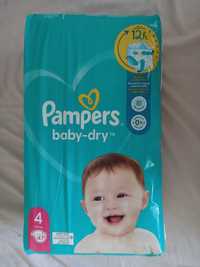Pampers baby dry 4 подгузники
