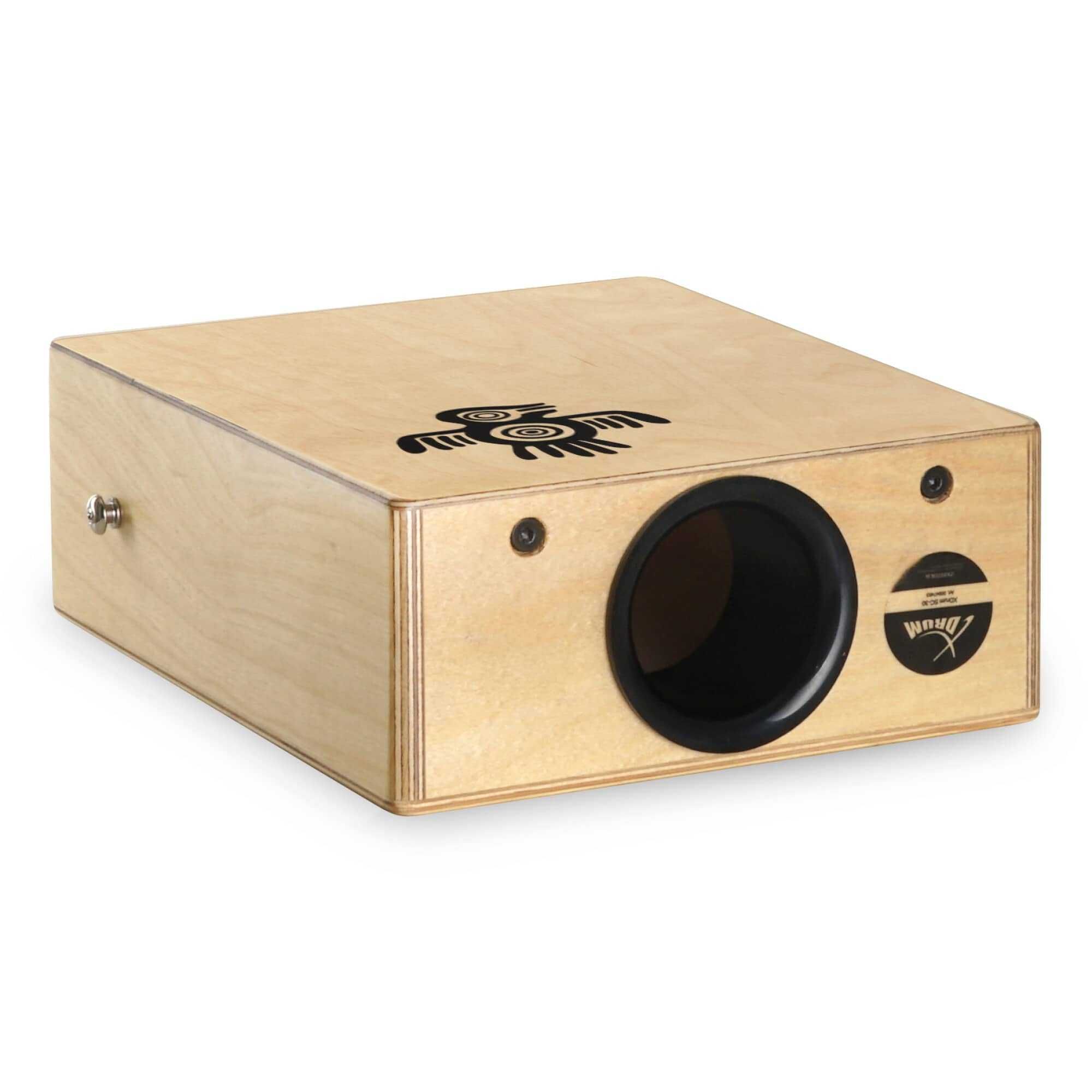 Cajon portátil de madeira maciça