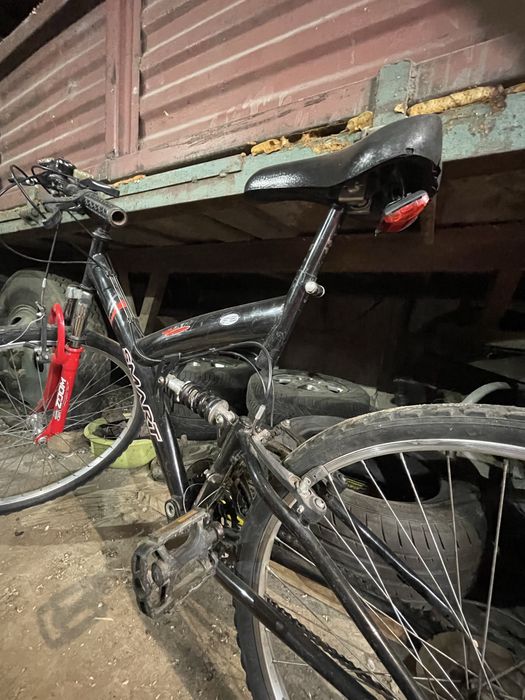 Rower górski na sprężynach