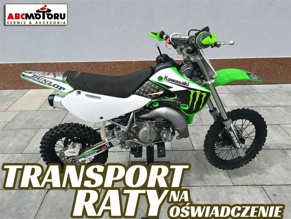 Kawasaki KX 65 2T, 2010 r. NOWY CYLINDER, transport, raty!