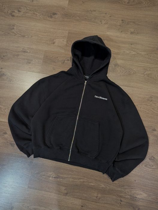 Falco Vetements cropped rap zip hoodie / зіпка ветмо