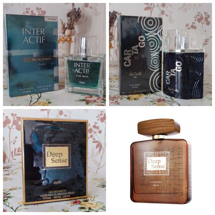 Lomani, Evaflor, Jeanne Arthes, Roger & Gallet, Geparlys, ZARA.