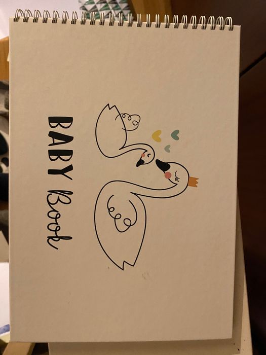 Álbum A4 babybook & Rosa com Canela