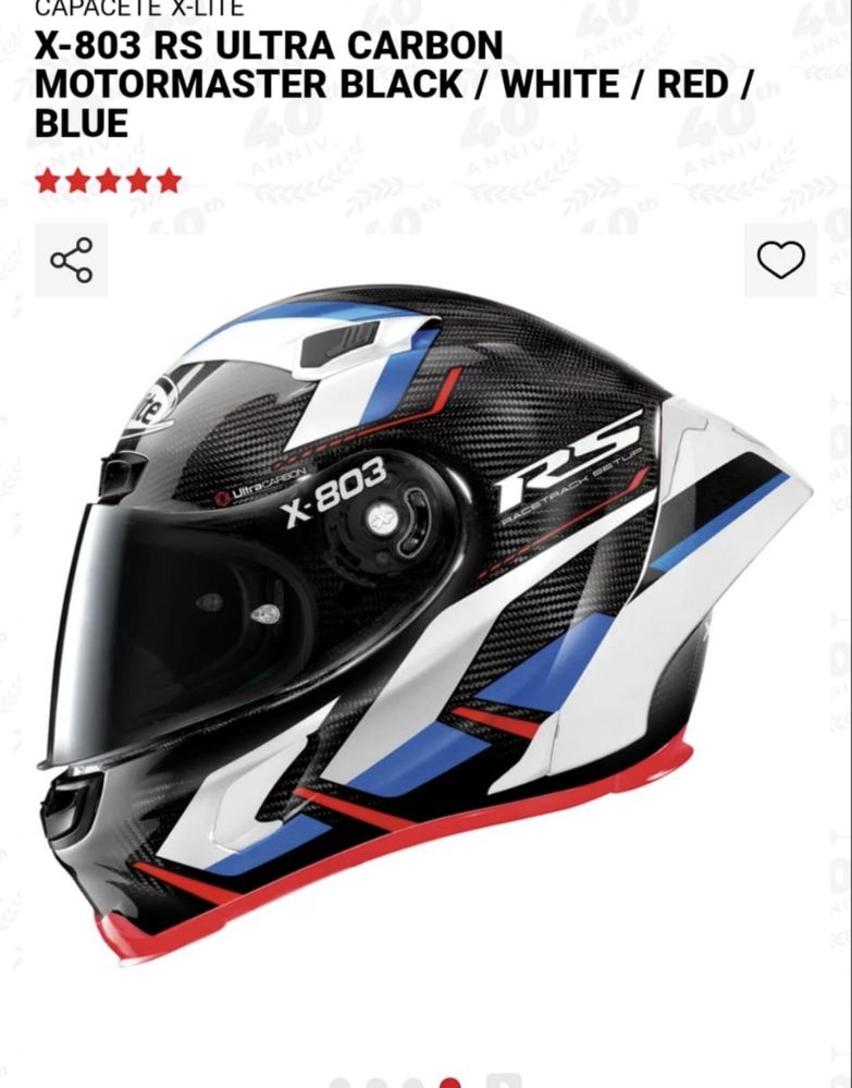 Capacete X-lite 803 Ultra Carbon