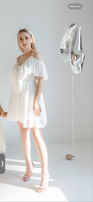 Сукня біла хs-s zara