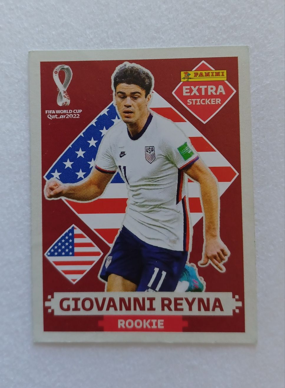 Fifa world cup extra sticker De bruyne (base) reyna (base)