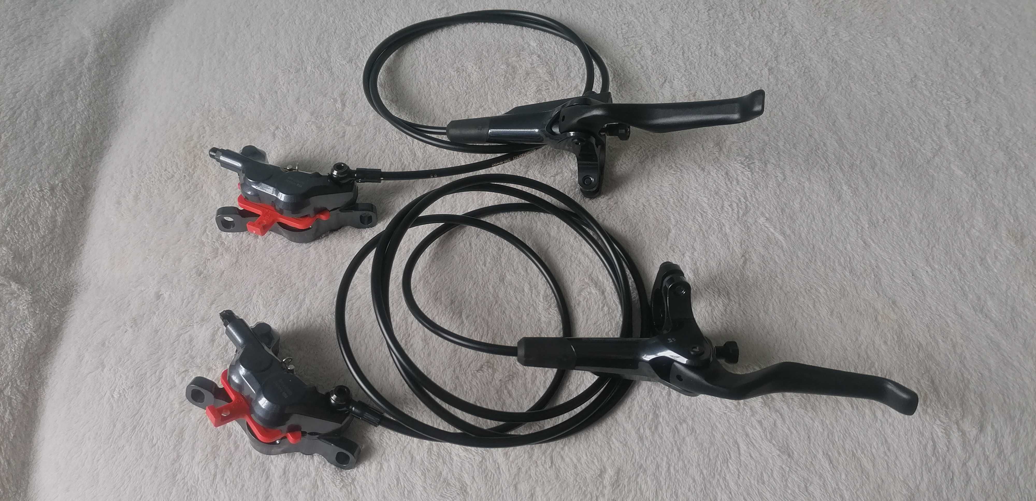 NOWE hamulce rowerowe hydrauliczne CUES RD-U8020 czterotłoczkowe #XT