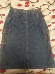 Spódnica dżinsowa jeans XL prosta