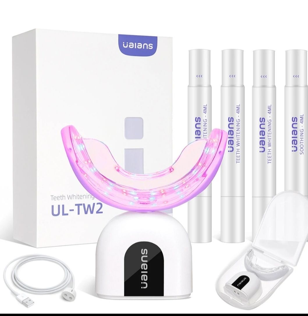 Kit de Branqueamento Dentário com gel UALAN ul-tw2 IPX6