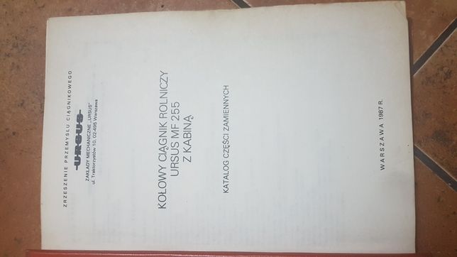 Katalog części Ursus Mf 255