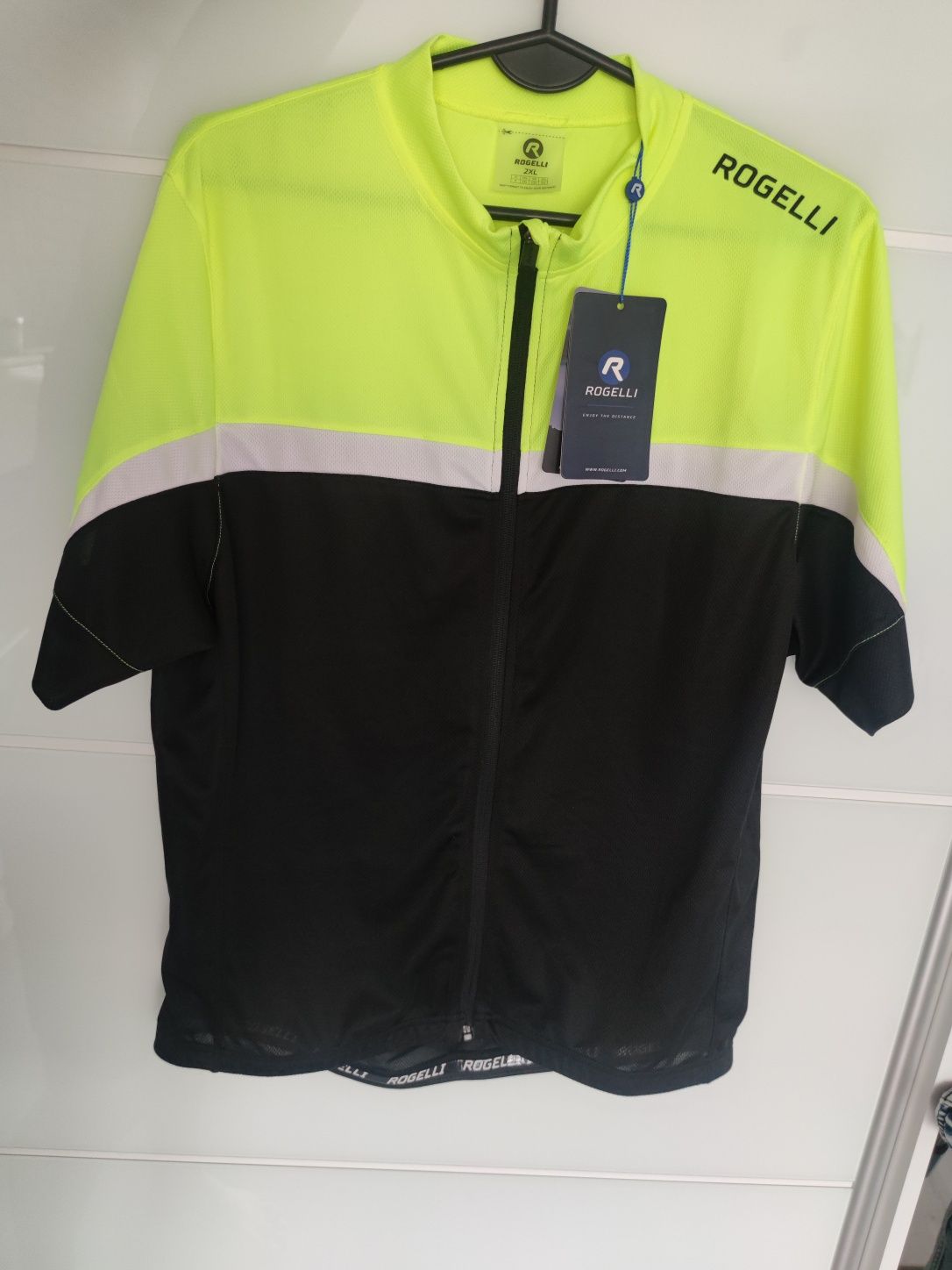 Koszulka rowerowa Rogelli Course XXL Fluor