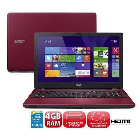 Notebook Acer Aspire E15 Intel Core i5 4GB DDR3L-SDRAM 1TB HDD 15.6"