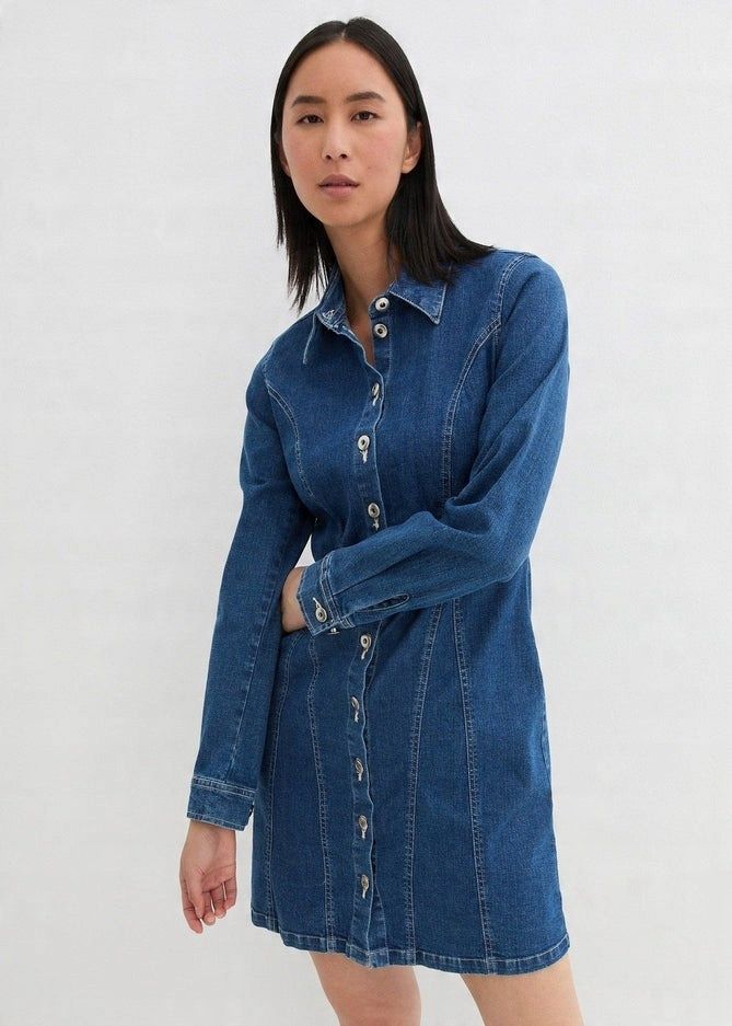 B.P.C jeansowa sukienka modna 46.