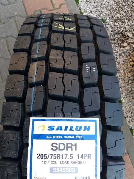 205/75R17,5 SAILUN SDR1 NOWE Opony Napędowe C.Brutto Montaż Gratis!