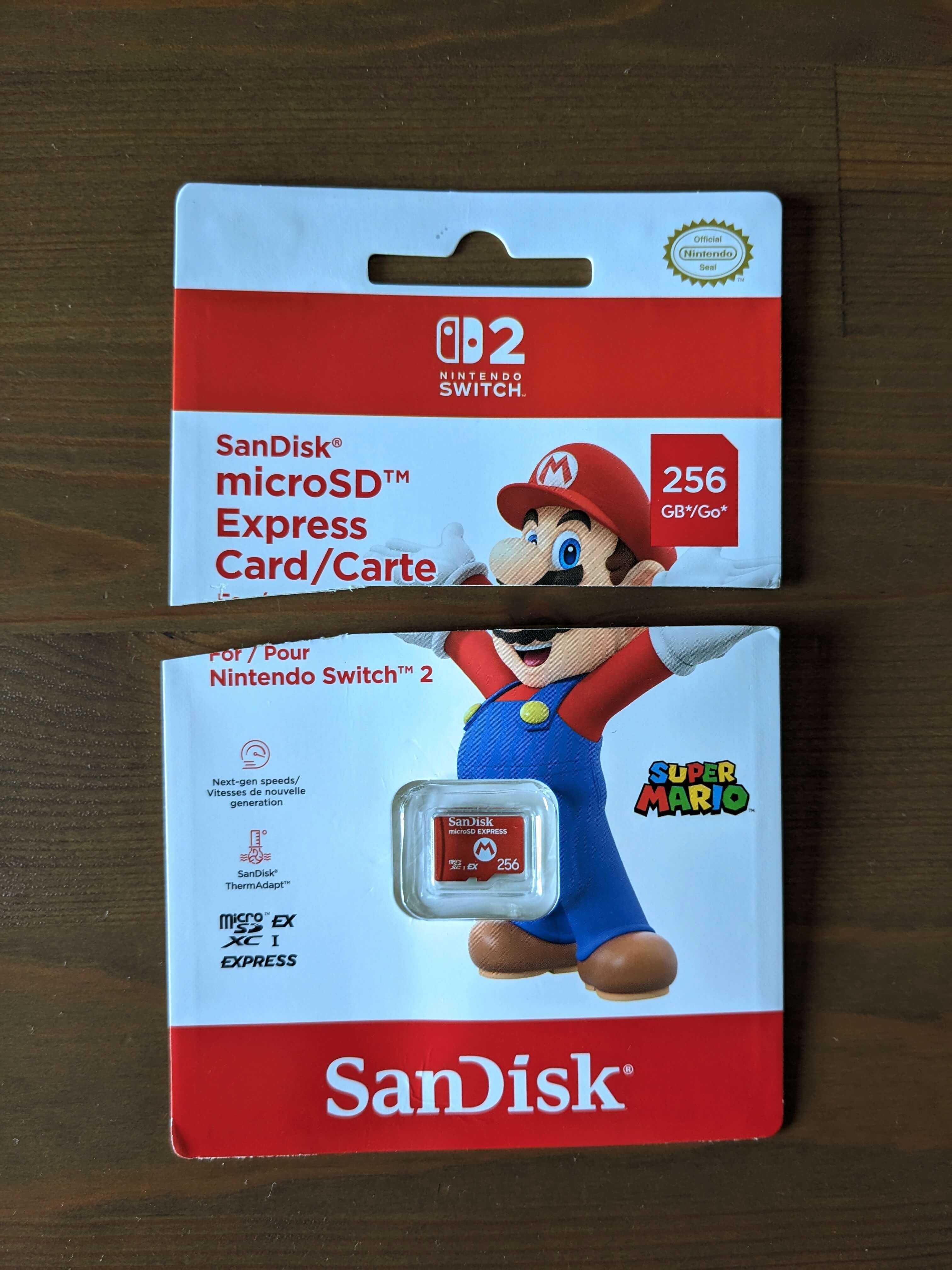 Karta pamięci SanDisk Nintendo Switch 2 microSDXC Expres 256GB