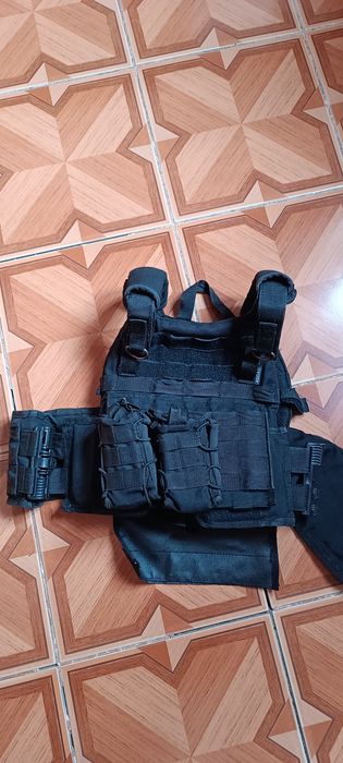 Плитоноска асдаг Asdag черная бронежилет