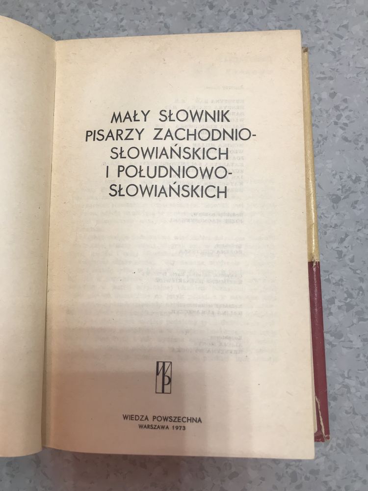 Mały słownik pisarzy zachodnio słowiańskich