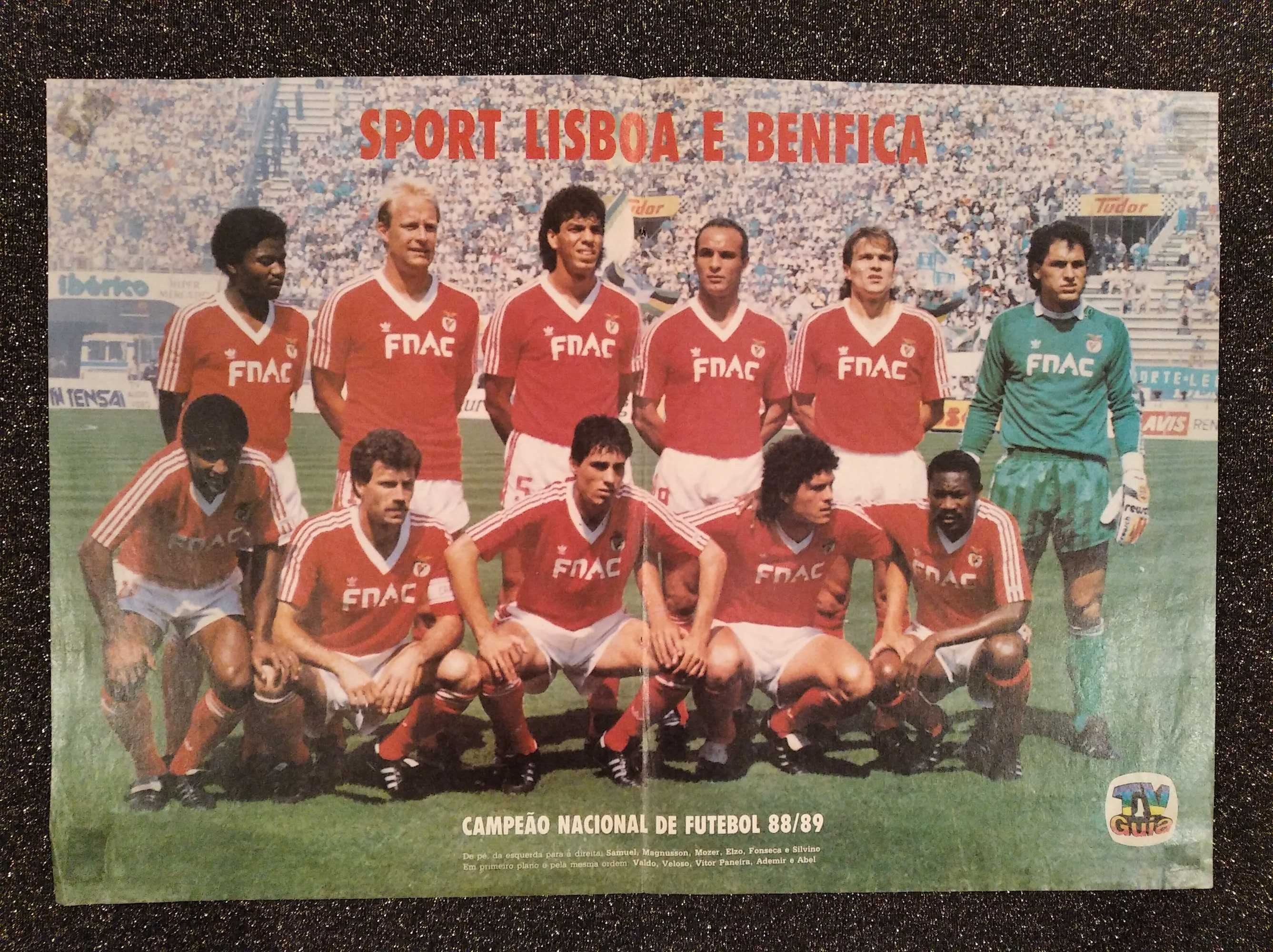 Posters de futebol dos anos 80-90: Benfica, Porto, Sporting