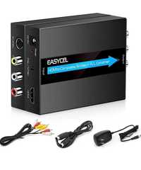 Адаптер EasyCel HDMI to Composite / S-Video + R/L Converter