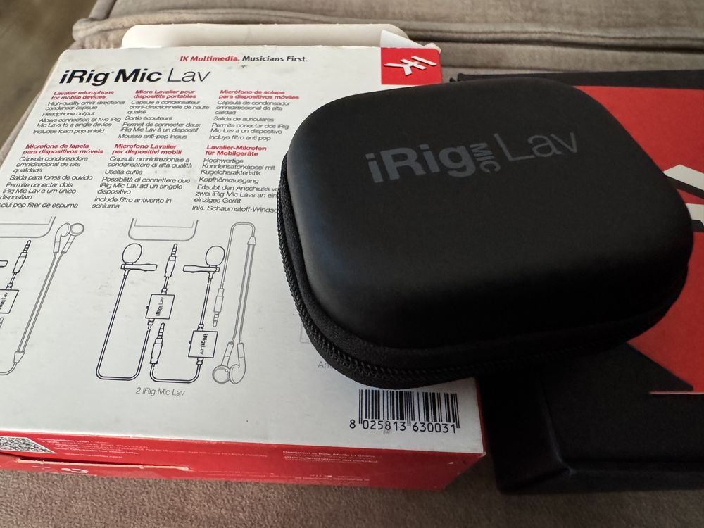 iRig Mic Lav mikrofon pojemnościowy