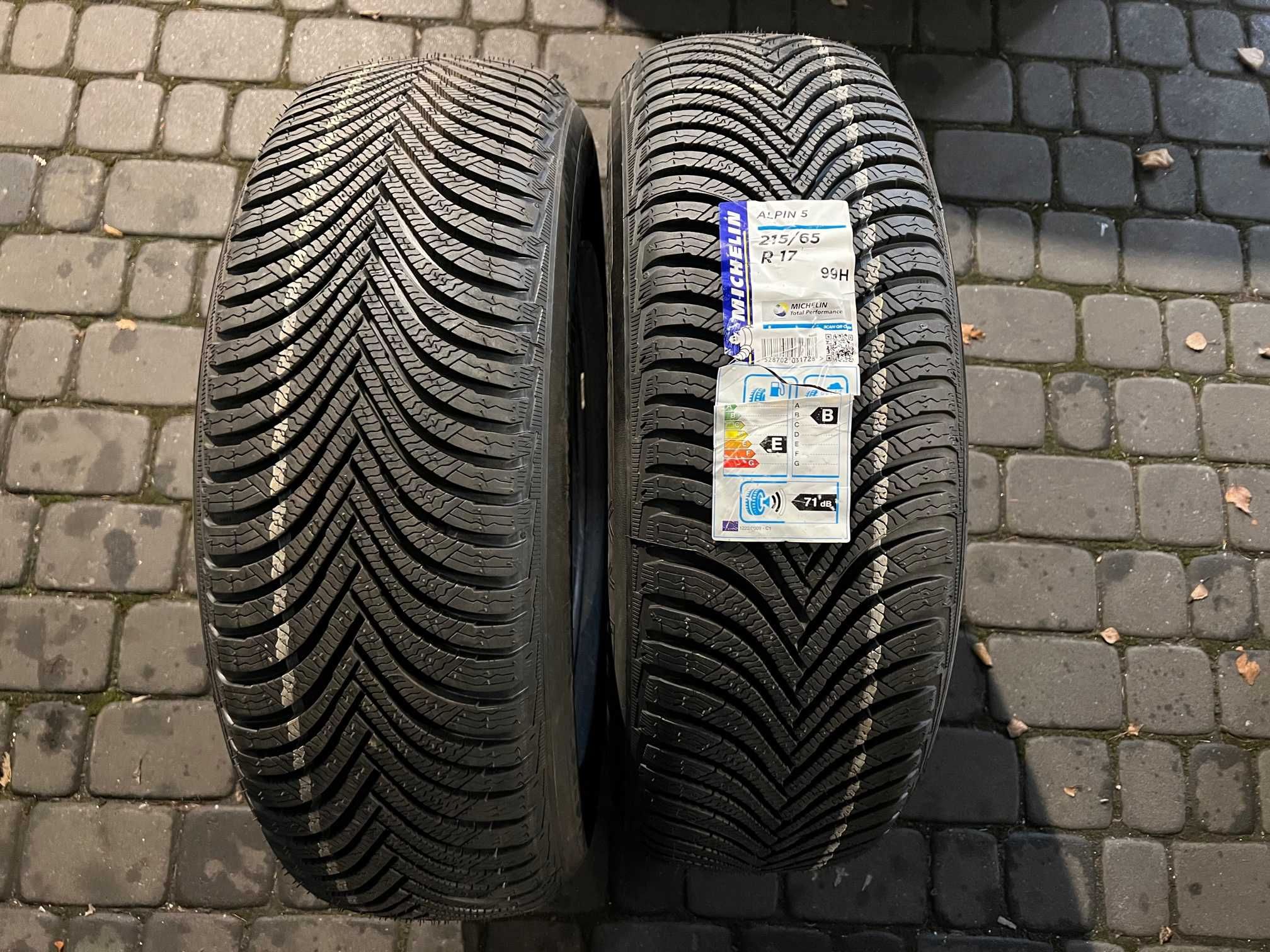 FABRYCZNIE NOWE Opony Michelin Alpin 5 - 215/65/17