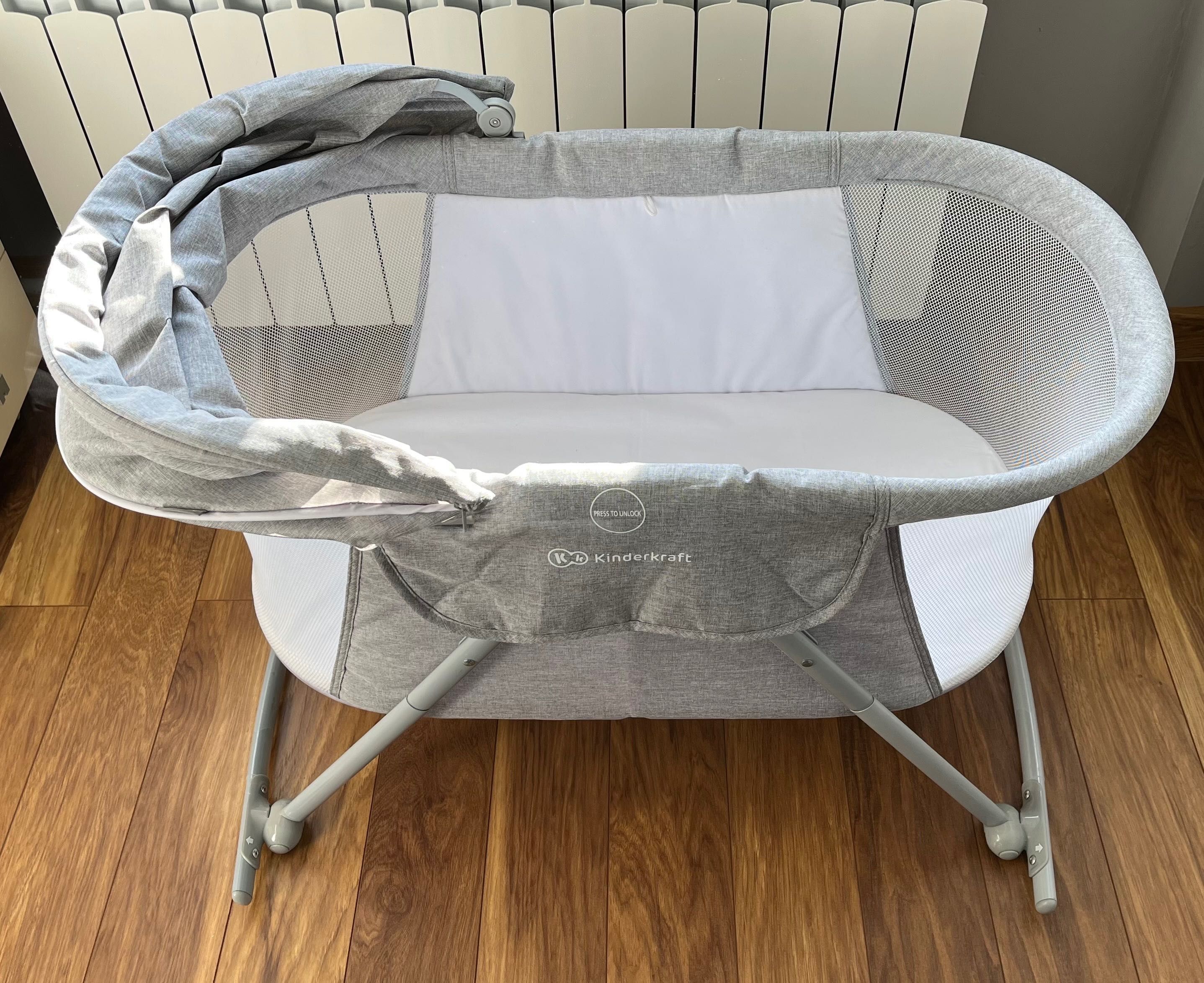 Łóżeczko/kołyska Lovi Kinderkraft szary
