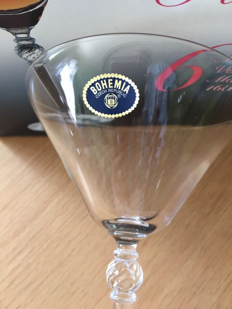 Фужеры , бокалы для мартини Богемия ( Чехия)