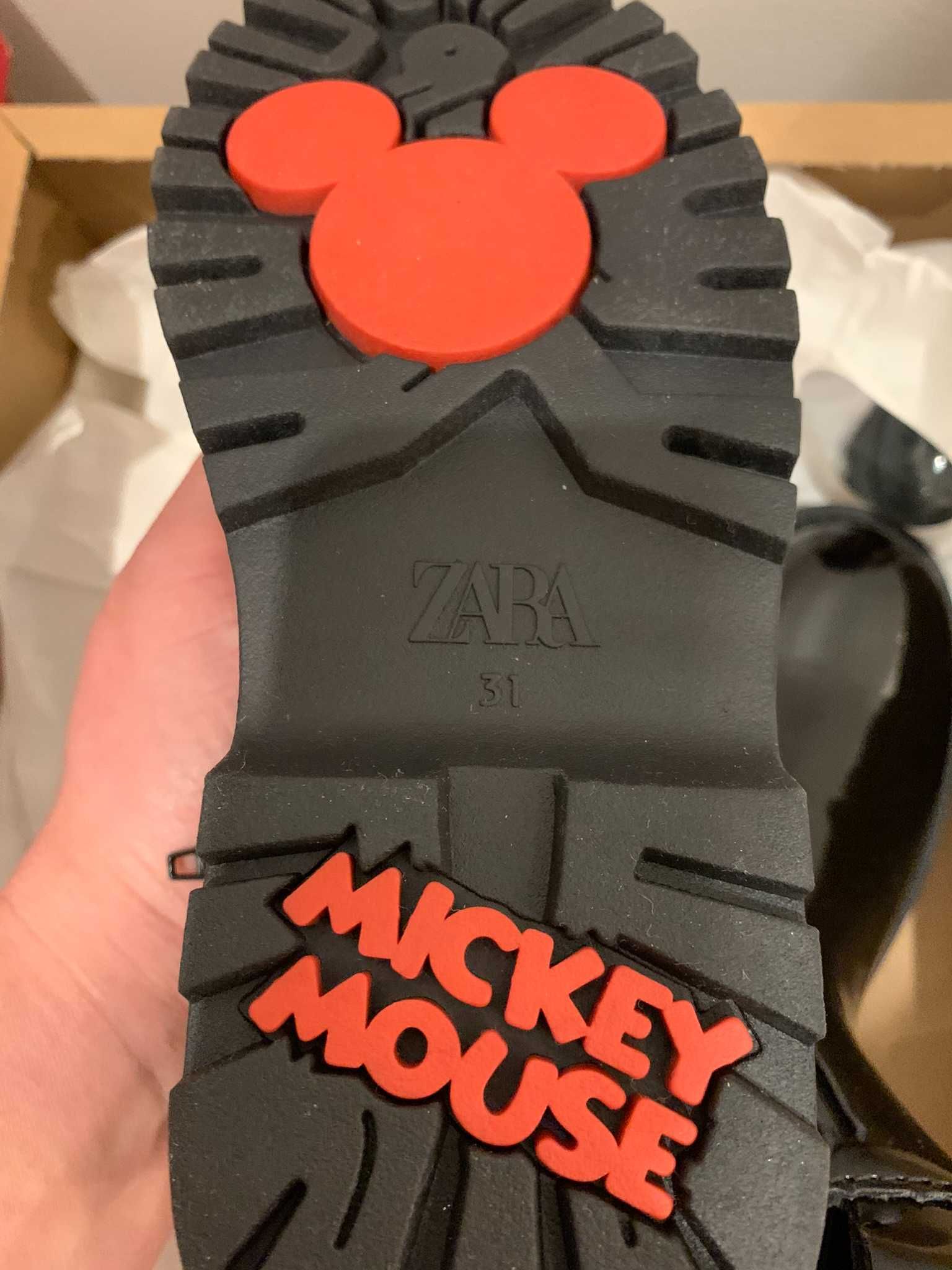 buty dziecięce Zara Mickey Mouse r.31 19,6cm NOWE