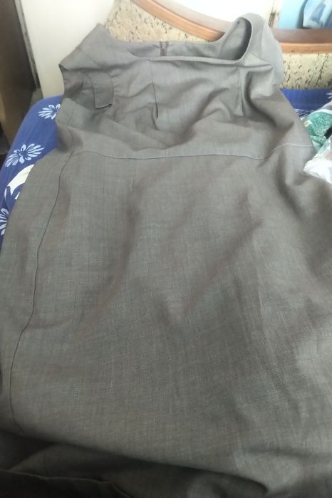 Piekna szara elegancka sukienka polecam rozmar 44