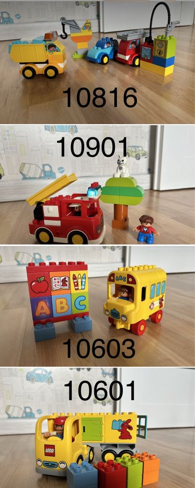 Lego duplo duży zestaw 17x