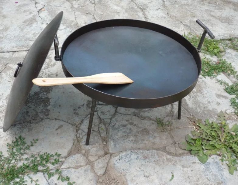Сковорода із диска 40 50 і 60 см. для дому природи садж мангал BBQ
