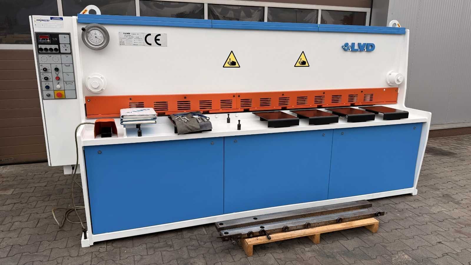 Gilotyna hydrauliczne nożyce do blachy LVD Belgia 2550 x 6 mm CE
