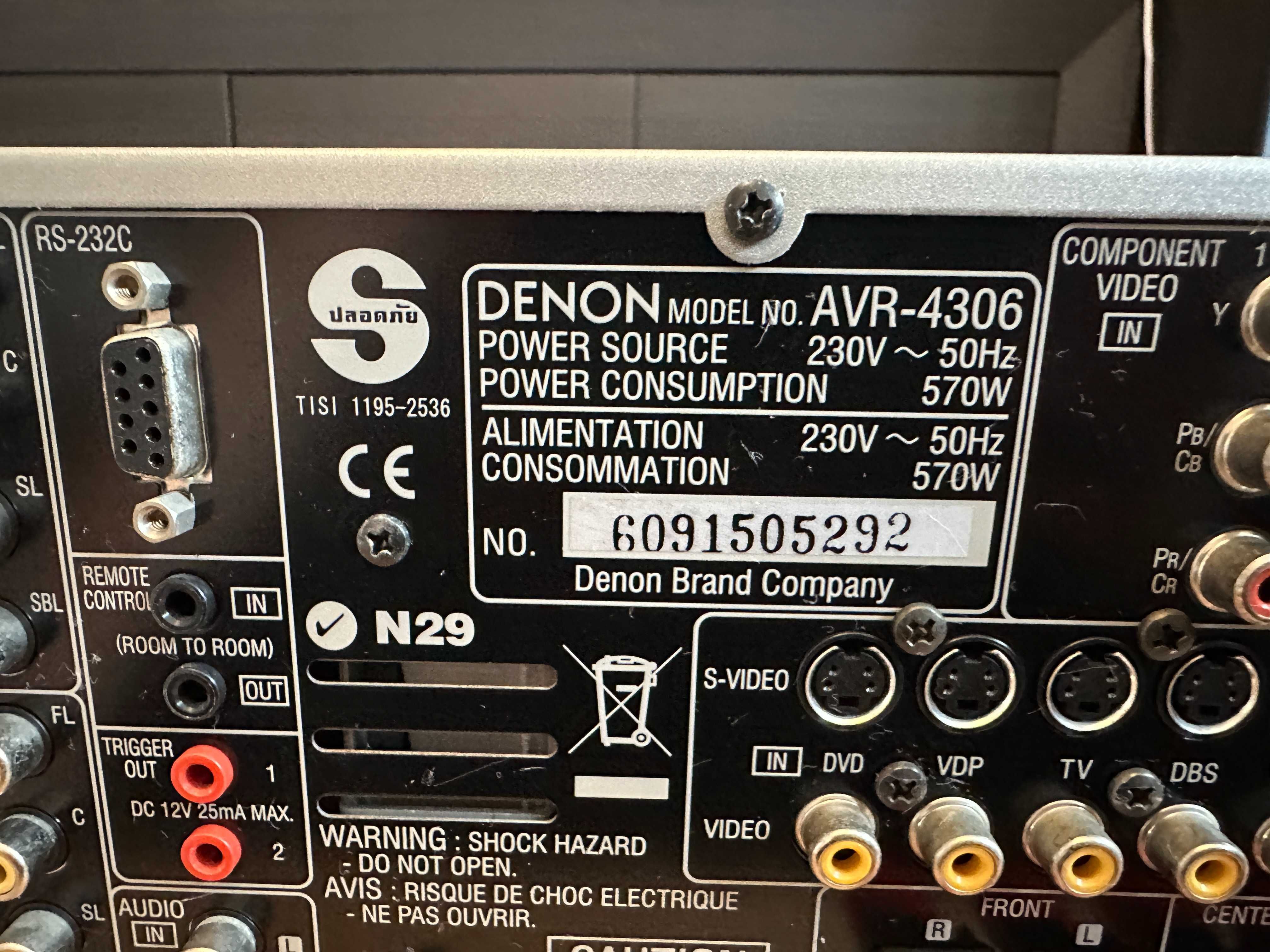 Denon AVR-4306 amplituner kina domowego