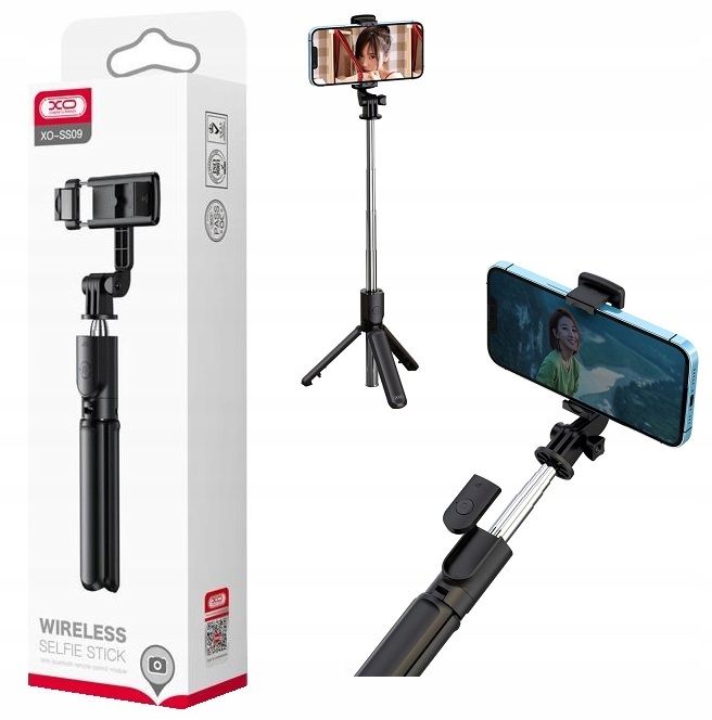 Selfie Stick Wysuwany Premium Na Bluetooth Tripod